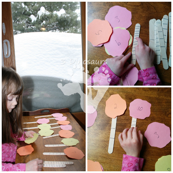 Truffula Tree Number Matching - 3Dinosaurs.com