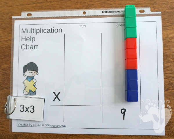 Free Place Value Mats for Multiplication & Division - 3 mats for multiplication and division with different levels of place value. - 3Dinosaurs.com