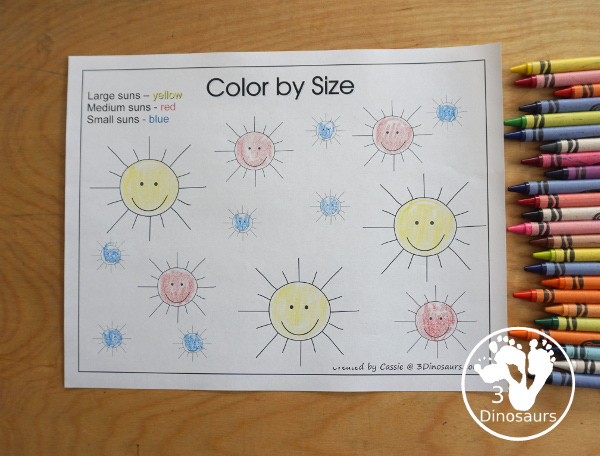 Free Romping & Roaring S Pack Letter Pack: S is for Sun - a letter S pack that has prewriting, finding letters, tracing letters, coloring pages, shapes, puzzles and more - 3Dinosaurs.com