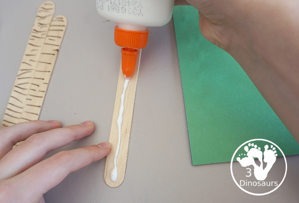 Torn Paper Truffula Trees - a fun fine motor craft to go with the book the Lorax - 3Dinosaurs.com