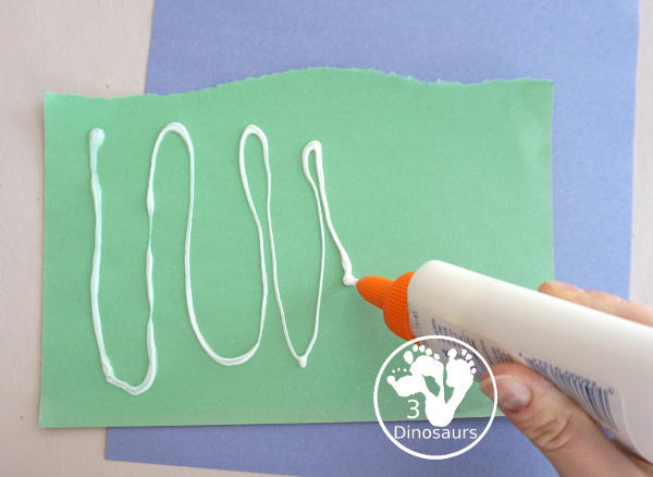 Yarn Truffula Trees - a fun and easy craft for the book The Lorax and Earth Day. You use paper, craft sticks and yarn to make the truffula trees.  3Dinosaurs.com