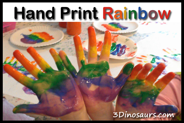 Hand Print Rainbow