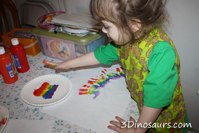 Hand Print Rainbow