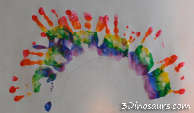 Hand Print Rainbow