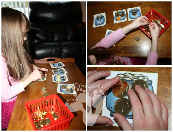Free St Patrick's Day Coin Counting Printable - 3Dinosaurs.com