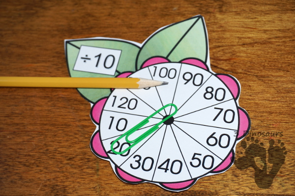 Flower Themed Multiplication & Division Set - 100 pages of no-prep and hands-on printables $ - 3Dinosaurs.com