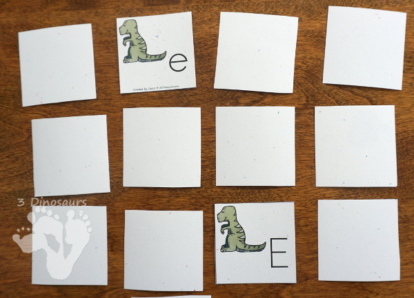 FREE Easy to Use Dinosaur ABC Tracing Center - with uppercase and lowercase options for tracing - 3Dinosaurs.com