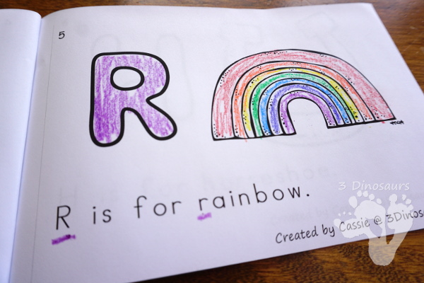 Free St Patrick's Day ABC Easy Reader Book - with 8 pages and 7 fun St Patrick's Day themes - 3Dinosaurs.com