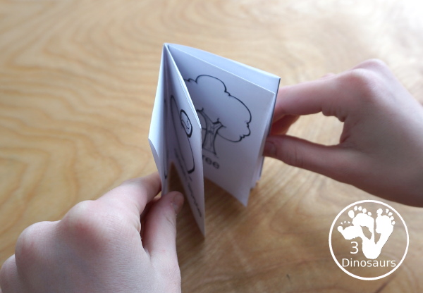Using Printables: How to Make the Small Book - 3Dinosaurs.com