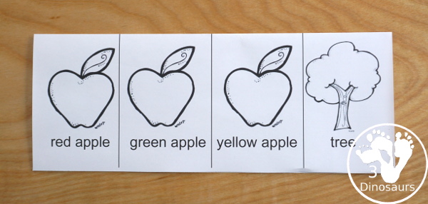 Using Printables: How to Make the Small Book - 3Dinosaurs.com