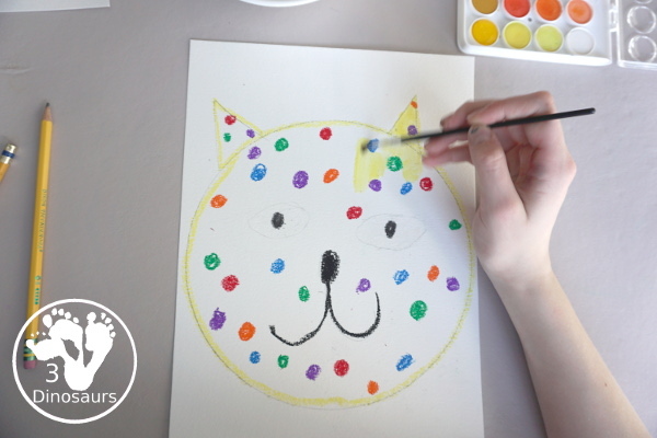 Put Me in the Zoo: Spotted Cat Painting - 3Dinosaurs.com