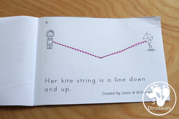 Spring Activities Pack with Prewriting, Shapes, ABCs, and Numbers - 191 pages of activities with no-prep pages, clip cards and tracing strips to help with learning skills with cute kites - 3Dinosaurs.com