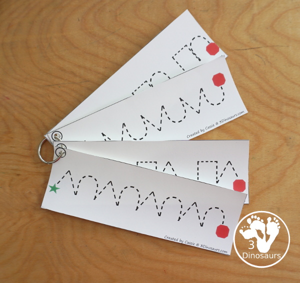 Fine Motor Prewriting Printable Set - easy pages ready for teachers to use no-prep pages, easy reader books, tons of new tracing pages and options for kids. It has 174 pages of pritnables $ - 3Dinosaurs.com