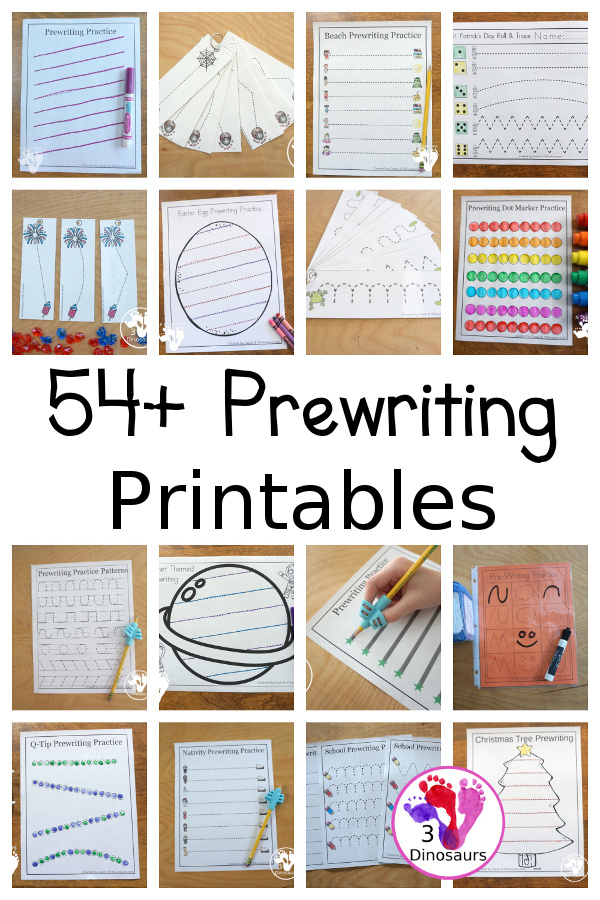 Prewriting Printables and  Activities