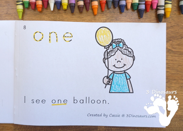 Interactive Number Books - Numbers 0 to 20 with interactive easy reader book, no-prep worksheets and reader strips $ - 3Dinosaurs.com