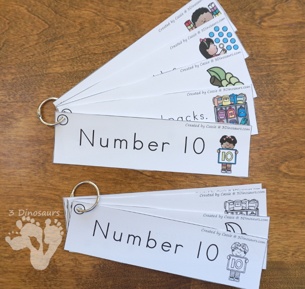 Interactive Number Books - Numbers 0 to 20 with interactive easy reader book, no-prep worksheets and reader strips $ - 3Dinosaurs.com