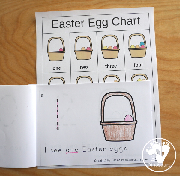 Easter Activities Pack with Prewriting, Shapes, ABCs, and Numbers - 191 pages of activities with no-prep pages, clip cards and tracing strips to help with learning skills with cute Easter Egg - 3Dinosaurs.com