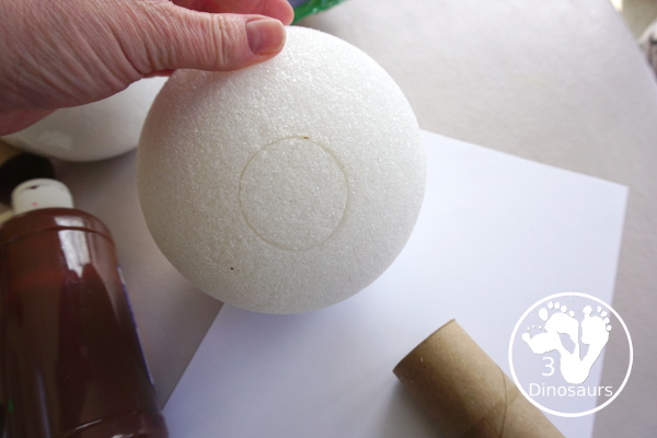 Model Magic Spring Tree - a great spring craft to make for any spring theme plus a fun way to work in fine motor - 3Dinosaurs.com