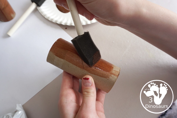 Model Magic Spring Tree - a great spring craft to make for any spring theme plus a fun way to work in fine motor - 3Dinosaurs.com