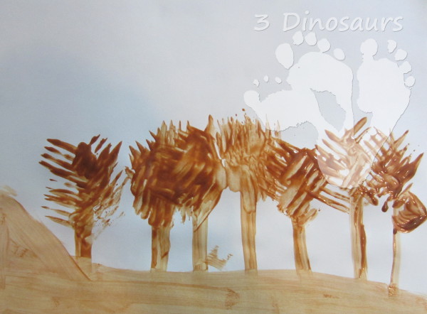 Wheat Stalk Fork Painting - Little Red Hen - 3Dinosaurs.com