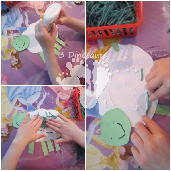 Green Yarn Sheep - Where is the Green Sheep? - 3Dinosaurs.com