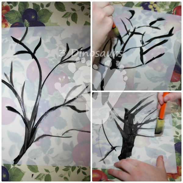 Spring Blossom Tree Painting - 3Dinosaurs.com