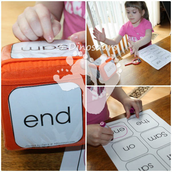 Using Early Reader Printables: BOB Books Set 1 Book 1 - 3Dinosaurs.com