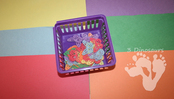 Hands on Learning: Color Matching Butterflies - 3Dinosaurs.com