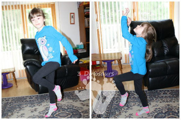 Goldilocks and the Three Dinosaurs Gross Motor - 3Dinosaurs.com