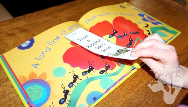 Free Bug Themed Bookmarks - 8 bookmarks in all with fun saying for kids - 3Dinosaurs.com