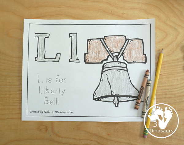 Free 4th of July Pack for Tot, PreK & Kindergarten - a mix of Fourth of July hands-on printables and Fourth of July worksheets for kids. A mix of great activities for kids to learn different words that are about the Fourth of July. 3Dinosaurs.com