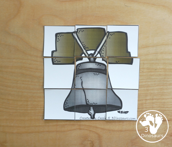 Free 4th of July Pack for Tot, PreK & Kindergarten - a mix of Fourth of July hands-on printables and Fourth of July worksheets for kids. A mix of great activities for kids to learn different words that are about the Fourth of July. 3Dinosaurs.com