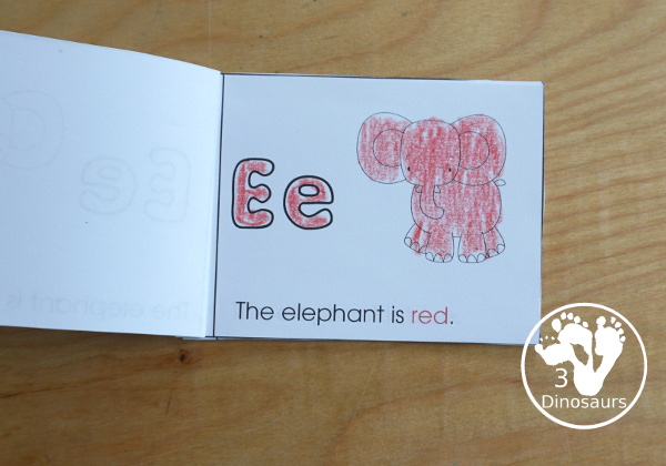 Free Romping & Roaring E Pack Letter Pack: E is for Elephant - a letter E pack that has prewriting, finding letters, tracing letters, coloring pages, shapes, puzzles, and more to help kids learn their letter of the alphabet - 3Dinosaurs.com