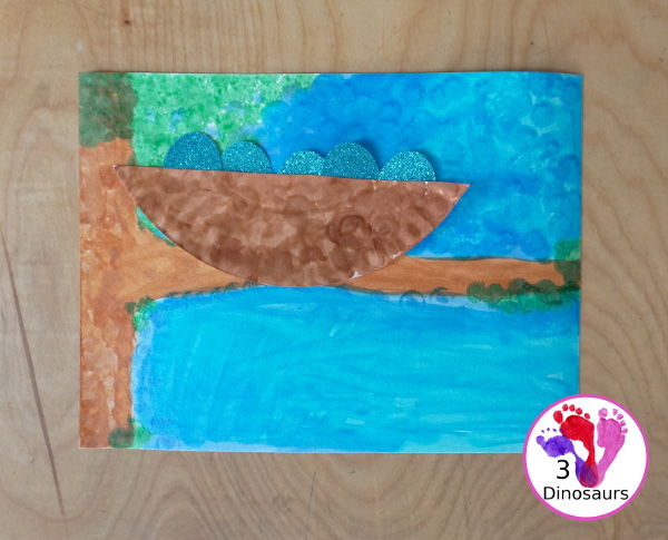 Birds Nest Craft for Kids is a simple fun bird nest with a few simple elements that you can use with kids. - 3Dinosaurs.com