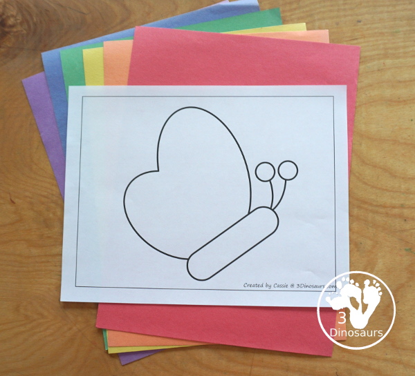 Free Butterfly Fine Motor Mats - has 18 templates for you to use with a butterfly theme. You have 9 templates, 6 tracing and 3 dot marker butterflies for kids to use in fine motor centers. - 3Dinosaurs.com