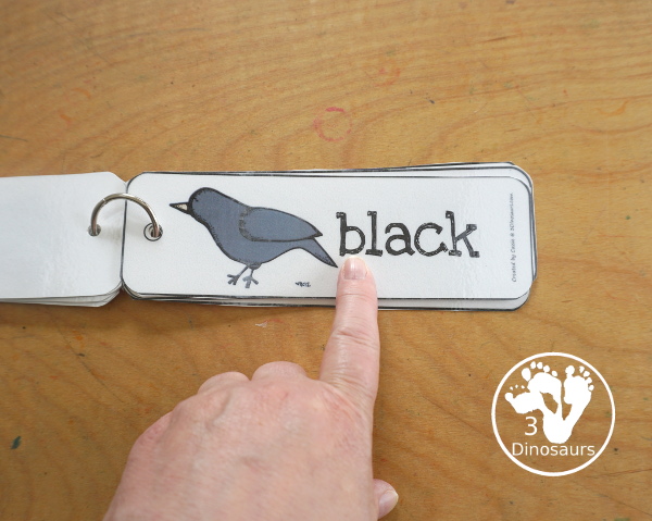 Free Color Bookmarks - you have a picture of the color and the color word in the same color as well. The bookmarks are horizontal for pictures and images. You have 11 color bookmarks. - 3Dinosaurs.com