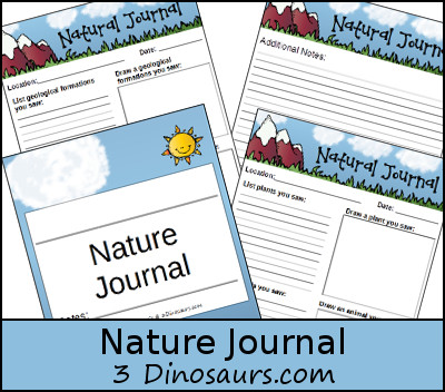 Exploring Nature at Walden Pond - Free Nature Journal- 3Dinosaurs.com