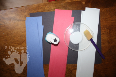 Red, White & Blue Star Craft - 3Dinosaurs.com