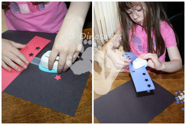 Red, White & Blue Star Craft - 3Dinosaurs.com