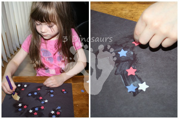 Red, White & Blue Star Craft - 3Dinosaurs.com