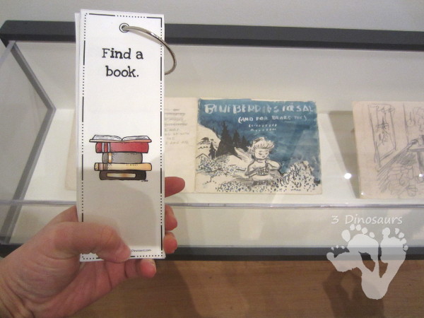 Free Museum Search Bookmarks For Kids - 34 bookmarks to use to find items in an art museum - 3Dinosaurs.com