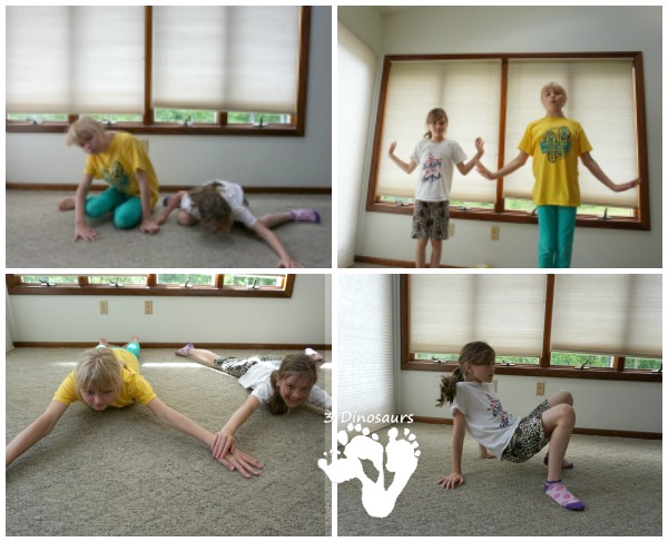 Free Ocean Themed Gross Motor Dice -6 movements in the ocean with a speed dice - 3Dinosaurs.com #freeprintable #grossmotor #3dinosaurs