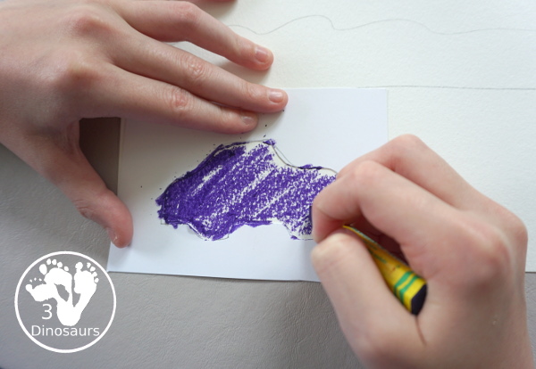 Transportation Painting with Watercolors and Oil Pastels - a super fun car and plane painting that kids can do with mixed art of watercolor and oil pastels - 3Dinosaurs.com