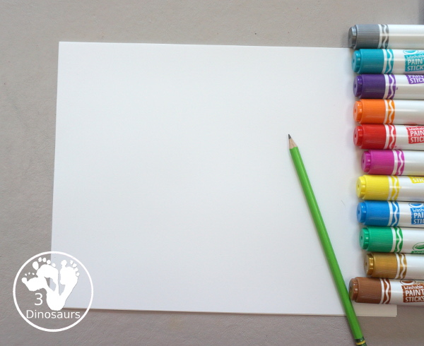 Paint Stick Fireworks Painting For Kids - a super simple firework painting for kids. And is loads of fun to make for preschool, prek, and kindergarten age kids. And older kids can make these fireworks painting as well - 3Dinosaurs.com