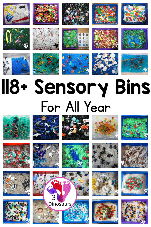 Sensory Bin Activities - 3Dinosaurs.com