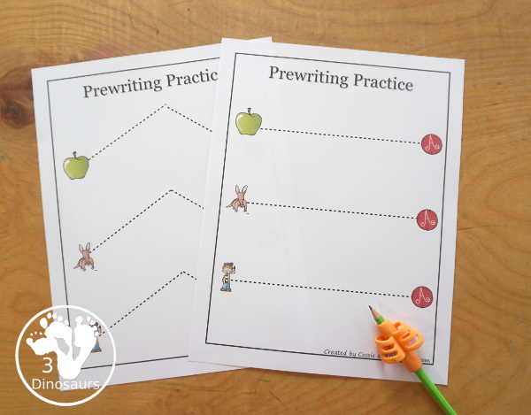 Free Alphabet Stomping Phonics A Tot-Preschool Pack - a fun letter pack with Prewriting, which is different, matching and puzzles all working on the Letter A. An easy, fun learning pack for the Letter A. - 3Dinosaurs.com. - 3Dinosaurs.com