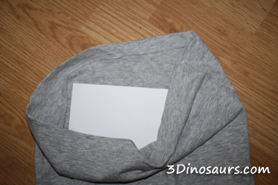 How to Make A Dinosaur Shirts Using Stencils