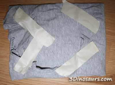 How to Make A Dinosaur Shirts Using Stencils