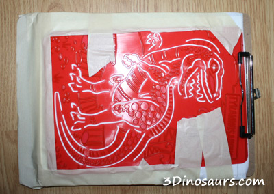 How to Make A Dinosaur Shirts Using Stencils