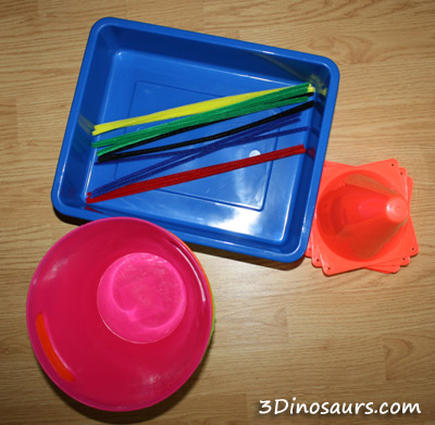 Ring Toss Using Olympic Ring Colors